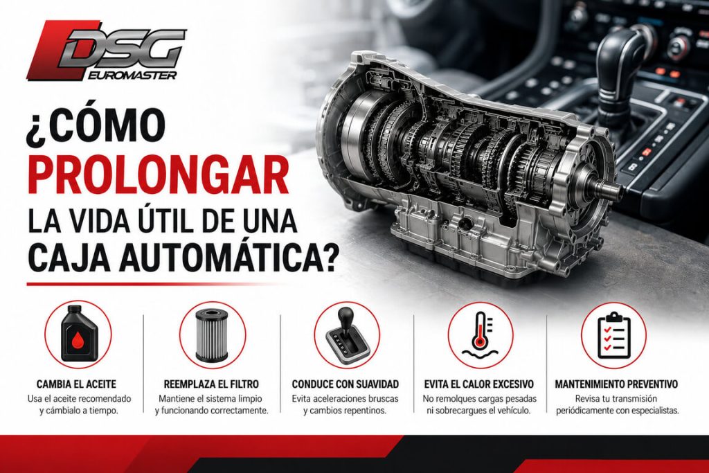 ¿Cómo prolongar la vida útil de una caja automática?