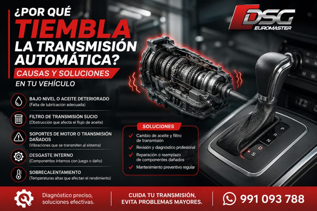 Porque tiembla la transmisión automática