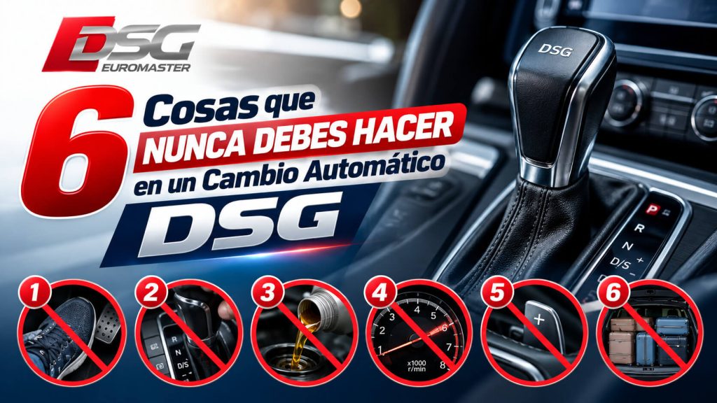 6 cosas que nunca debes hacer con una caja DSG