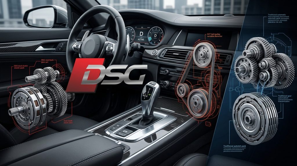 Diferencias entre caja automática CVT y DSG: ¿Cuál elegir?